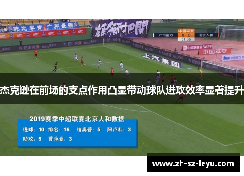 杰克逊在前场的支点作用凸显带动球队进攻效率显著提升